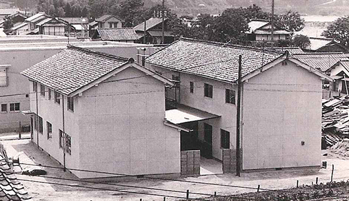 1976 昭和51年 9月 中村建設横町宿舎を建設